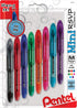 Pentel Mini Ballpoint Pen, Medium, Rubber Grip, Nonrefillable, Assorted (PENBK91MNBP8M) Category: Ballpoint Stick Pens...