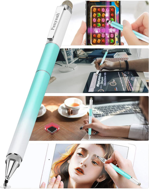 Penyeah Capacitive Stylus Pen (4 in 1),Universal Touch Screens Stylus Pen for iPad/Pro/iPhone/Android Phone/Samsung/Fire/Tablets and All Capacitiv...