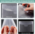 100 Pcs Square Clear Die & Stamp Storage Bag Resealable Transparent Plastic Envelopes Pockets for Cutting Dies Stencil Embossing Crafts for DIY Sc...