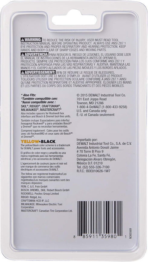 DEWALT Oscillating Tool Blade, Triangular, Rigid Scraper (DWA4232)...