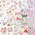 40 Pcs Floral Cotton Fabric Patchwork Roll Cotton Quilting Fabric Roll up Cotton Fabric Quilting Strips 2.55 Inch Precut Patchwork Roll for Craft ...