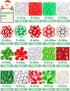 685PCS Christmas Beads Charms for Jewelry Making Kalolary Christmas Enamel Charm Acrylic Snowflake Loose Beads Christmas Tree Polymer Clay Beads X...