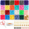 Flat Beads for Jewelry Making, Acrsikr Heishi Clay Disc Beads Bracelet 6mm...