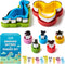 GET FRESH Sandwich Cutters and Sealers for Children – 17-pcs Stainless Steel Sandwich Sealers and Veggie Cutters for Kids – Dino Mouse Metal Bread...