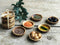 Tubibu Olive Wood Mini Bowls Set of 6 Handmade Bowls, Handcrafted Wooden Mini Bowls...