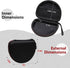 LTGEM Hard Case for Sony MDR-ZX110/ZX110AP/ZX110NC/ZX310AP Wired On-Ear Headphones, for iClever BTH22 Kids Headphones - Travel Protective Carrying...