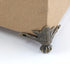 20 Pcs Antique Brass Box Legs, Wood Case Jewelry Chest Storage Box Feet Corner Protector Decorative (Style4, Bronze)...