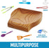 Zulay Kitchen Wood Spoon Rest – Non-Slip Wooden Spoon Holder for Stovetop & Counter – Heat-Resistant Utensil Rest for Spoons, Spatulas & Tongs – S...