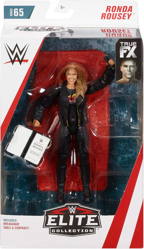 WWE MATTEL Ronda Rousey Elite Collection Deluxe Action Figure with Realistic Facial Detailing, 8 years and up, Iconic Ring Gear & Accessories...