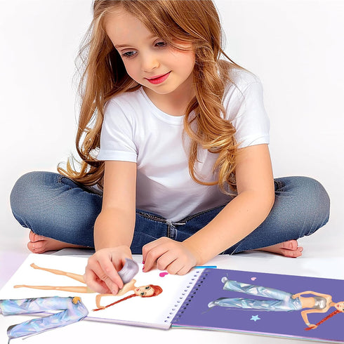 Sticker Dress Up Dancers | Sticker Activity Book for Kids | Learn Girls Fashion Design, Dancer Poses | with Sticker and Guide | for Kids 5 and up ...
