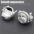 6PCS 1 inch NM Cable Clamp Type Connectors for Metallic Conduit Protect Cables Silver...