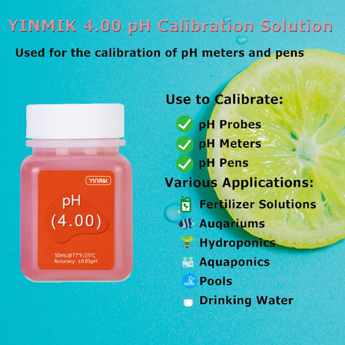 pH Meter Calibration Solution Kit(4.00,7.00&10.01) with pH Electrode Storage Solution Kit,3 Bottles pH Calibration Buffer Solution and 2 bottels K...