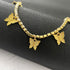 choice of all Butterfly Anklet Bracelet Boho Beach Charms Tennis Anklets Adjustable Summer Foot Chain Jewelry for Womens (Gold butterfly anklet)...