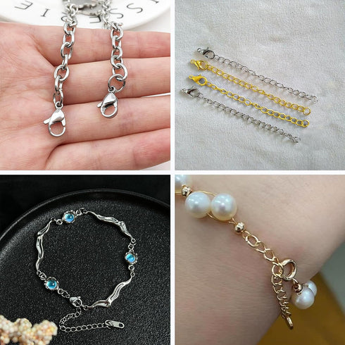 1720pcs Jump Rings for Jewelry Making Kit with Jump Rings and Lobster Clasps?Gold & Silver Open Jump Rings for Necklace and Jewelry Repair?Jewelry...