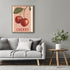 Posterizer 1 pcs-playful graphic Cherry poster-Retro style design 2-Kitchen & Bar Art- Art for Cafe, Restaurant, Coffee Bar - unframed wall art...