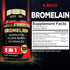 Bromelain 1000mg with Quercetin, Elderberry, Echinacea & More Supplement - 100 Capsules - Bromelain Quercetin Supplement Supports Digestive System...