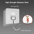 FACURY Large Adhesive Hooks 22Ib(Max), Waterproof and Rustproof Wall Hooks for Hanging Heavy Duty, Stainless Steel Towel and Coats Hooks to use In...