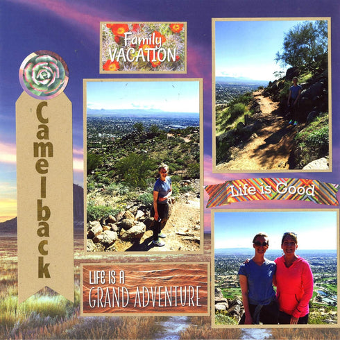 Reminisce Scenic Southwest Scrapbook Collection Kit, Multi Color Palette, 12x12 inches...