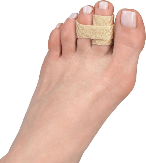 3pp Toe Loops for Hammertoes, Broken or Overlapping Toes, Wide Pack of 5...