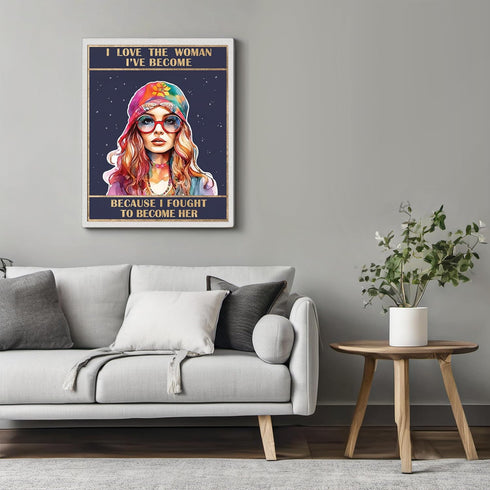 Posterizer 1 pcs-inspiring and positive feminine art-Motivational & Inspirational Art-Inspirational Women's Art-Gifts for Women-Living Room Bedroo...
