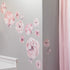 Lambs & Ivy Signature Botanical Baby Pink/Gray Watercolor Floral Wall Decals...