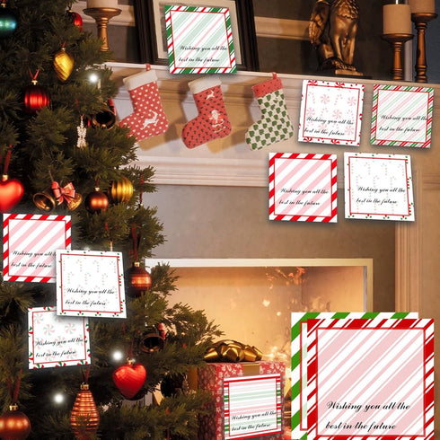 9 Pieces Christmas Candy Sticky Notes 3x3 Inch Cute Christmas Candy Note Pads Adesive Winter Candy Memo Notes for School Office Home Supplies Stud...