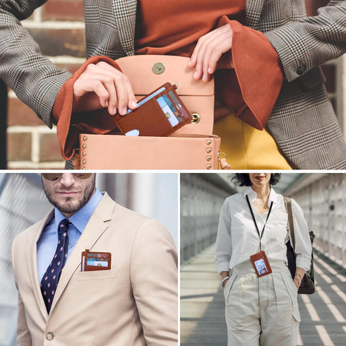 FEITH&FELLY Slim Minimalist Front Pocket Wallet RFID Blocking Credit Card Holder for Men & Women...
