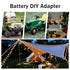 Power Wheel Adapter for Makita 18V Battery with Fuse & Switch & Wire terminals?Power Connector for Rc Car, Robotics, Rc Truck,DIY use, Work with f...