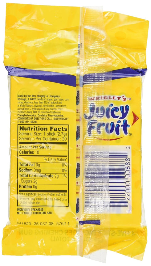 Wrigley's Juicy Fruit 4PK...