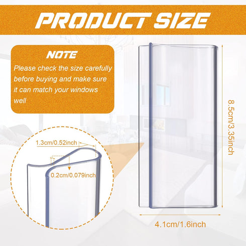 Roller Window Shades Shade Pull for Roller Shades Pull Down Shades Blinds for Windows Shade Grips Plastic Hem Grip Roller Shade Hardware for Home ...