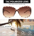 JM Polarized Sunglasses, Womens Trendy Oversized Big Large Driving Sun Glasses, Sensitive Eyes UV Protection Sunnies Tortoise...