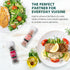 Soeos Spice Seasoning Set of 2, 3.5oz(150g), With Integrated Grinders, Salt and Pepper Grinder Set, Pure and Fresh Perfect for BBQ Seasoning Gift ...