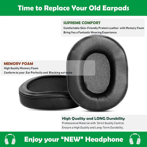 Cooling Gel Replacement Earpads Cushions Compatible with OneOdio A70 A71 Bluetooth Headphones Ear Pads with Softer Protein Leather and Memory Foam...