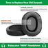Cooling Gel Replacement Earpads Cushions Compatible with OneOdio A70 A71 Bluetooth Headphones Ear Pads with Softer Protein Leather and Memory Foam...