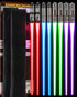 LIGHTSABER CHOPSTICKS LIGHT UP STAR WAR CHOPSTICK LED Glowing Light Saber Chop Sticks REUSABLE Sushi Sabers Cool Fun Geeky STARWAR Chop Stick Set ...