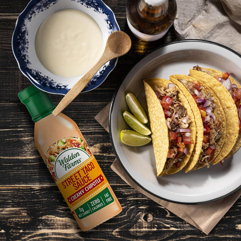 Walden Farms Street Taco Sauce Creamy Chipotle 12oz Bottle (2 Pack) - Flavorful, Vegan, Paleo and Keto Friendly, Non-Dairy Milk Substitute - Great...