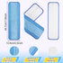 6 Pack Microfiber Spray Mop Replacement Heads for Wet/Dry Mops Reusable Replacement Refills Fits for Bona Floor Care System (Blue-White)...