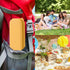 Large Reusable Utensils Set with Case, 3 Sets Travel Utensils with Case, Portable Knife Fork and Spoon Set for Lunch Box Camping Picnic Work or Da...