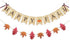 Uniwish Happy Fall Banner with Pumpkin Maple Leaves Sign Garland Fall Thanksgiving Day Decorations Mantle Fireplace Hanging Bunting...
