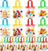 24 Pack Paint Party Favor Bags Non Woven Art Party Gift Bags Kids Art Paint Treat Goodie Bags Paintbrush Splatter Tote Bags for Paint Theme Birthd...
