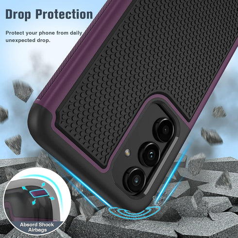 FNTCASE for Samsung Galaxy A54-5G Case: Dual Layer Shockproof Protective | Non-Slip Matte Textured | Heavy Duty Rugged TPU Drop Military Protectio...