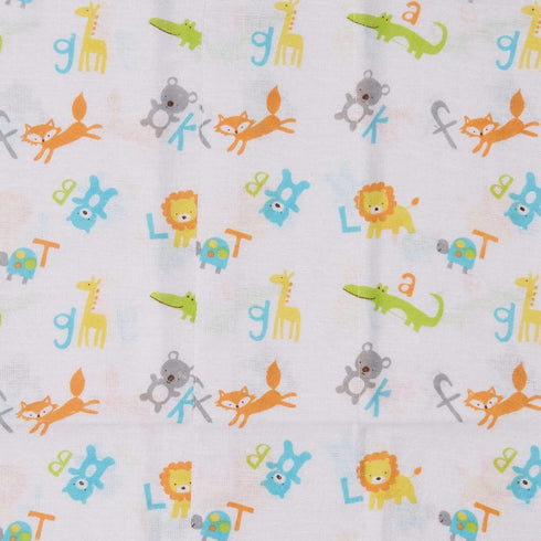 Luvable Friends Unisex Baby Cotton Flannel Burp Cloths, Abc, One Size...