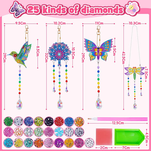 WethCorp Arts and Crafts for Kids Ages 8-12,Diamond Painting Kits for Kids Adults,Creative Art Activity for Boys Girls Birthday Gifts for 6 7 8 9,...