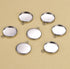 50pcs 10mm 12mm 16mm 18mm 20mm Stainless Steel Round Blank Bezel Pendant Trays Base Cabochon Settings Trays Pendant Blanks for Jewelry Making DIY ...
