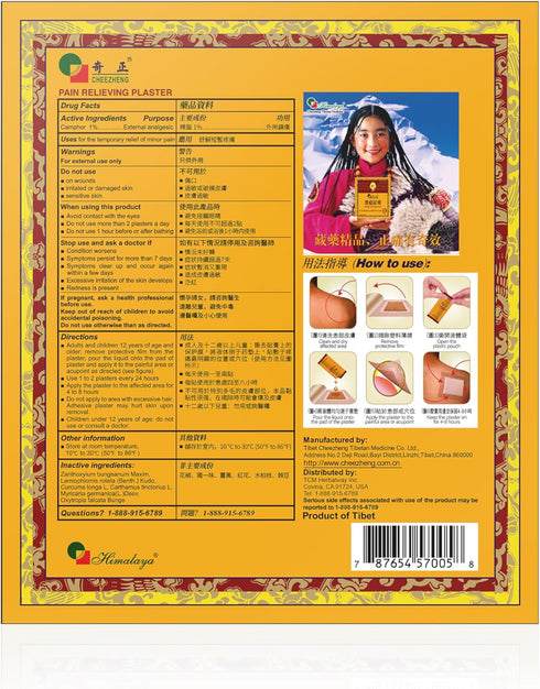 Cheezheng Plaster Cheezheng Pain Relieving Plaster 5 patch...