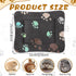 4 Pack Ultra Soft Dog Cat Bed Mat with Cute Prints Reversible Fleece Dog Crate Kennel Pad Cozy Washable Thickened Hamster Guinea Pig Bed Pet Bed M...