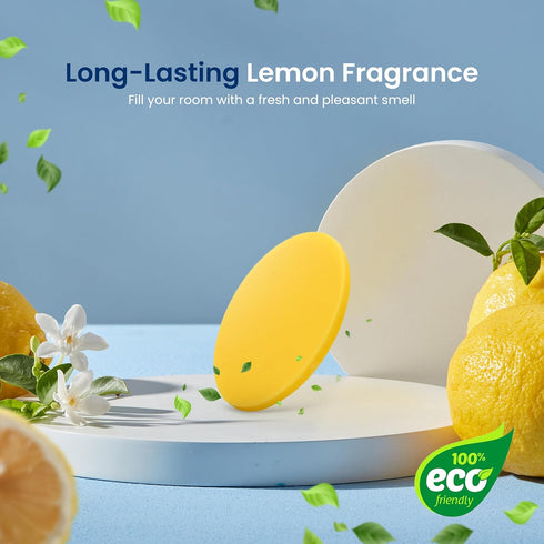 SereneLife Fragrance Disc 15pcs Lemon Scented Fragrance Disc, Suitable for Towel Warmer Buckets Convenient Size Fits in Most Air Freshener Holders...