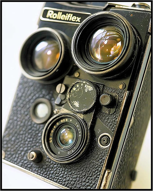 Posterizer 1 pcs-classic Rolleiflex nostalgic photographic technology-Retro Art-Photography Art-Living Room Bedroom Decor- unframed wall art...