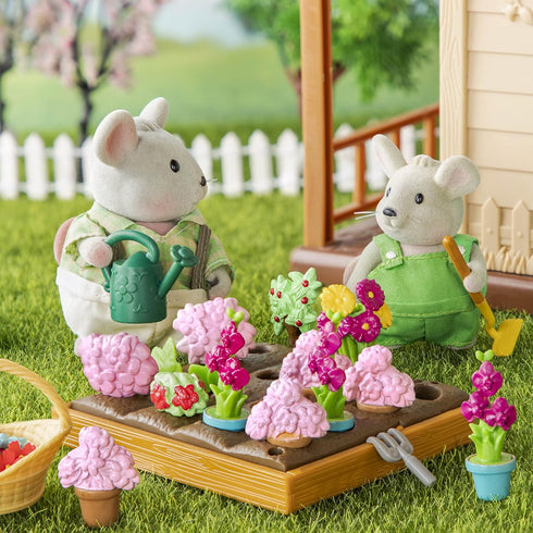 Li’l Woodzeez – 31 Pcs Garden Playset – Pretend Play Gardening Tools & Accessories – Sheep Figure included – Doll Playset for Kids 3 Years +...