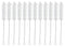 EISCO 12PK Bristle Cleaning Brushes with Fan-Shaped Ends, 9" - Twisted Stainless Steel Wire Handle - Ideal for 0.6" - 0.8" Diameter Tubes, Bottles...
